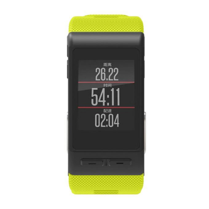 G.r4.11b Silicone Band For Vivoactive H In Lime Green