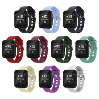 G.r44 All Colors StrapsCo Silicone Rubber Watch Band Strap For Garmin Forerunner 30 & 35