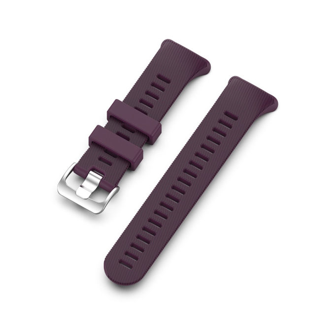 G.r45.18 Angle Purple StrapsCo QuickFit 22 Silicone Rubber Watch Band Strap For Garmin Forerunner 4545S & Swim 2