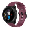 G.r49.18 Main Dark Purple StrapsCo Silicone Rubber Watch Band Strap For Garmin Forerunner 945 & Quatix 5