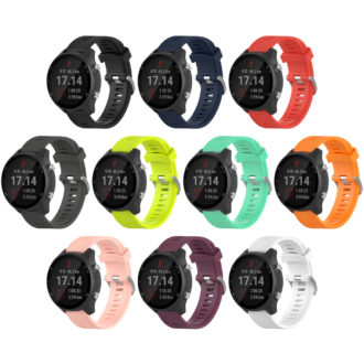 G.r50 All Colors StrapsCo Silicone Rubber Watch Band Strap For Garmin Forerunner 245