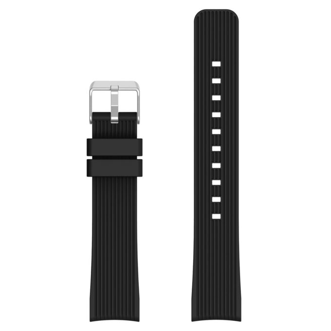 S.r18.1 Up Black StrapsCo Silicone Rubber Watch Band Strap For Samsung Galaxy Watch 42mm
