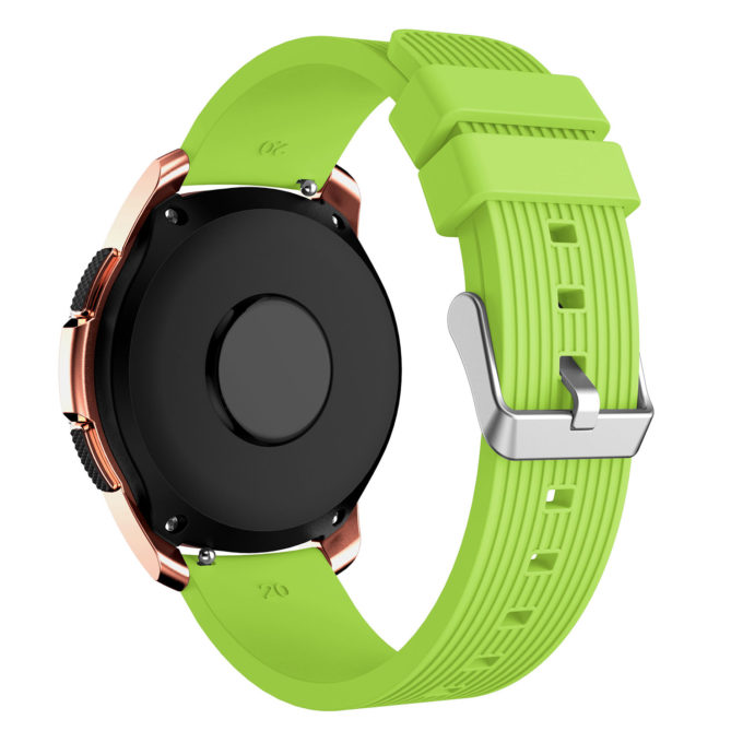 S.r18.11 Back Green StrapsCo Silicone Rubber Watch Band Strap For Samsung Galaxy Watch 42mm