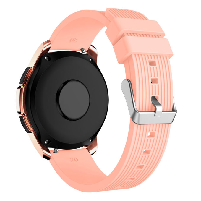 S.r18.13 Back Pink StrapsCo Silicone Rubber Watch Band Strap For Samsung Galaxy Watch 42mm