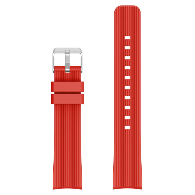 S.r18.6 Up Red StrapsCo Silicone Rubber Watch Band Strap For Samsung Galaxy Watch 42mm