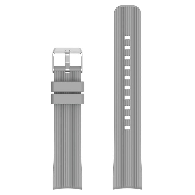 S.r18.7 Up Grey StrapsCo Silicone Rubber Watch Band Strap For Samsung Galaxy Watch 42mm