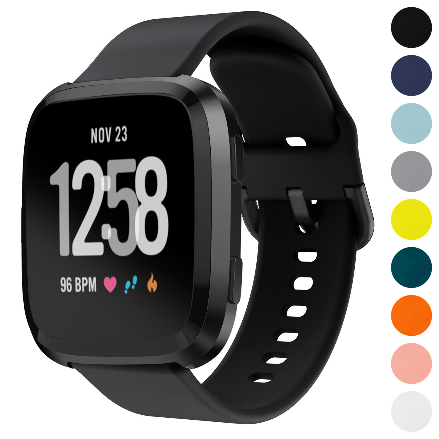 fitbit versa silicone band