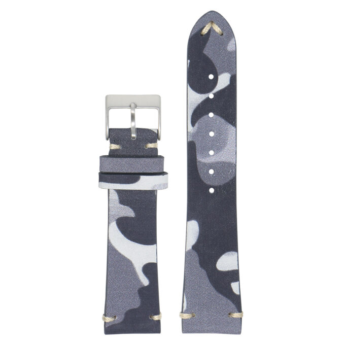 st33.22 Up White Camo StrapsCo Nubuck Leather Camo Watch Band Strap Men 18mm 19mm 20mm 21mm 22mm 24mm