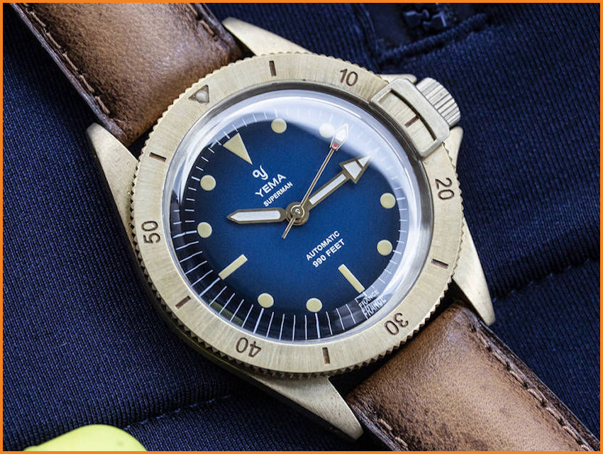 Top 8 Most Funded Watch Kickstarter Campaigns Yema Superman Heritage Bronze