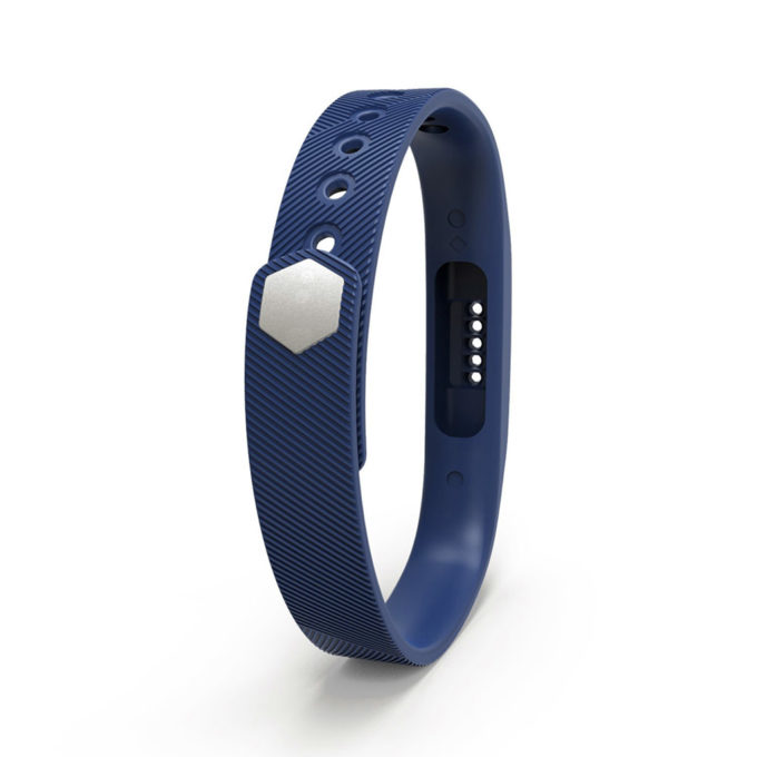 fb.r5.5 Back Blue StrapsCo Rubber Silicone Watch Band Strap for Fitbit Flex