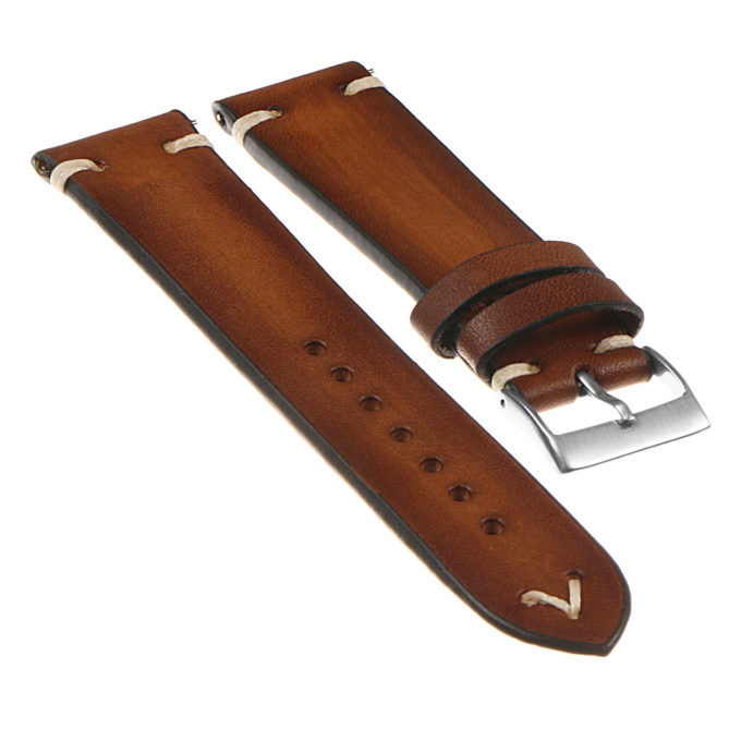 ks2.9 Angled Vintage Leather Strap in Rust