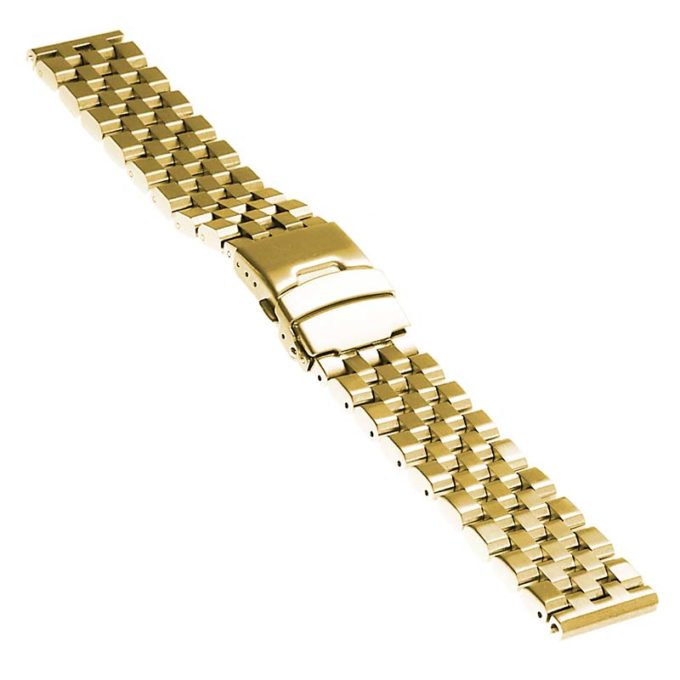 M8.yg Angle (Closed) Yellow Gold StrapsCo Super Engineer II Stainless Steel Metal Watch Band Strap Bracelet 20mm 22mm 24mm