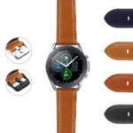 S.gx3.sw.l2 DASSARI Italian Leather Strap For Samsung Galaxy Watch 3 45mm 41mm 22mm 20mm
