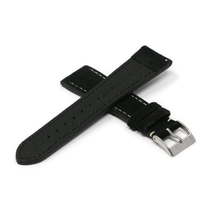 st34.1 Cross Black StrapsCo Classic Suede Leather Watch Band Strap Mens Quick Release 16mm 18mm 19mm 20mm 21mm 22mm 24mm 1
