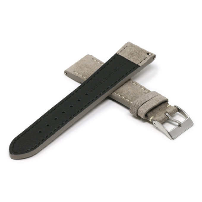 st34.7 Cross Grey StrapsCo Classic Suede Leather Watch Band Strap Mens Quick Release 16mm 18mm 19mm 20mm 21mm 22mm 24mm 1