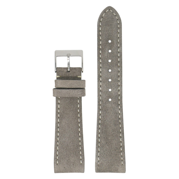 st34.7 Main Grey StrapsCo Classic Suede Leather Watch Band Strap Mens Quick Release 16mm 18mm 19mm 20mm 21mm 22mm 24mm 1