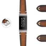 fbx.ds12 DASSARI Kingwood II Premium Vintage Leather Strap for Fitbit Charge 3 Charge 4