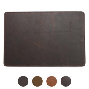 DASSARI Vintage Leather Valet Mat