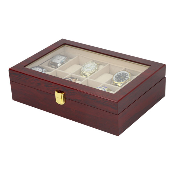 Wood Watch Box For 12 Watches 4