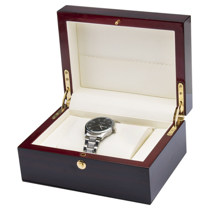Wood Watch Box for 2 Watches 2