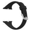 a.r18.1 Back Black StrapsCo Smooth Slim Thin Silicone Rubber Watch Band Strap for Apple Watch 38mm 40mm 42mm 44mm 15