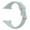a.r18.11a Back Pale Green StrapsCo Smooth Slim Thin Silicone Rubber Watch Band Strap for Apple Watch 38mm 4 Copy