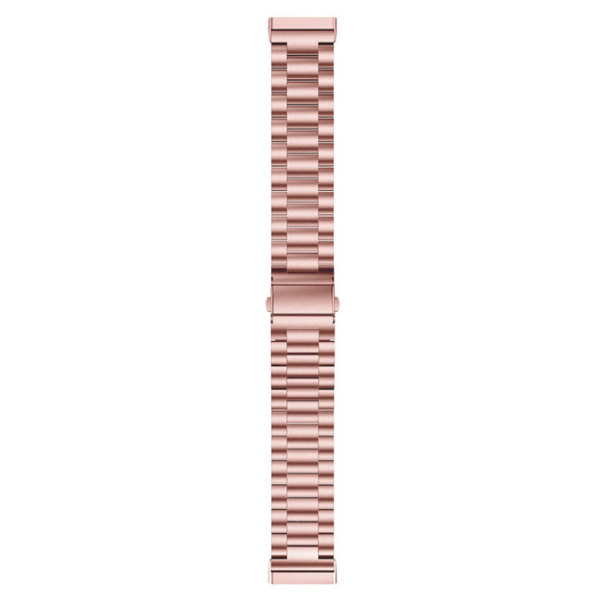fb.m125.pg Up Pink Gold StrapsCo Stainless Steel Watch Band Strap for Fitbit Versa 3 Fitbit Sense