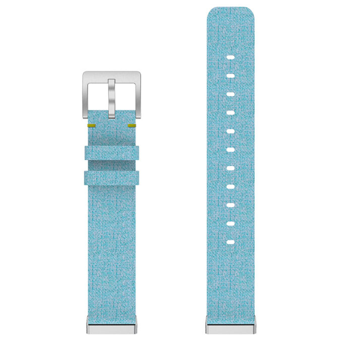 fb.ny14.5 Up Blue StrapsCo Woven Canvas Watch Band Strap for Fitbit Versa Fitbit Sense