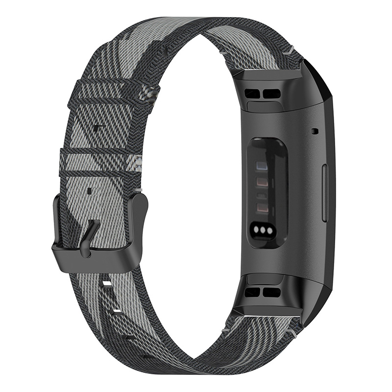 StrapsCo Woven Nylon Watch Band Strap for Fitbit Charge 4 & Charge 3 - Picture 19 of 26