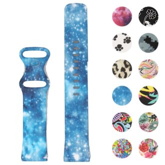 fb.r58.d Gallery Deep Space StrapsCo Pattern Print Silicone Rubber Watch Band Strap for Fitbit Versa 3 Fitbit Sense