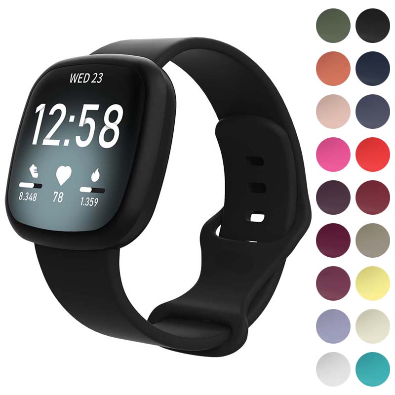 Rubber Infinity Band for Fitbit Versa 3 