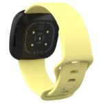 fb.r59.10 Back Yellow StrapsCo Silicone Rubber Infinity Watch Band Strap for Fitbit Versa 3 Fitbit Sense