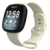 fb.r59.17 Main Beige StrapsCo Silicone Rubber Infinity Watch Band Strap for Fitbit Versa 3 Fitbit Sense