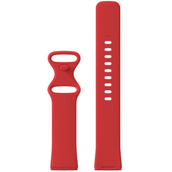 fb.r59.6 Up Red StrapsCo Silicone Rubber Infinity Watch Band Strap for Fitbit Versa 3 Fitbit Sense