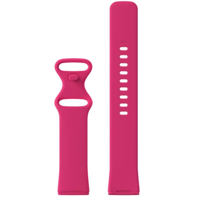 Fb.r59.6a Up Rose StrapsCo Silicone Rubber Infinity Watch Band Strap For Fitbit Versa 3 & Fitbit Sense