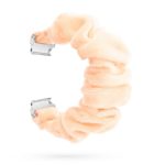 fb.w5.13 Main Light Pink StrapsCo Fuzzy Nylon Elastic Scrunchie Watch Strap for Fitbit Versa 3 Versa 2