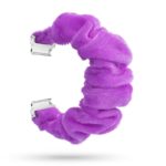 fb.w5.18a Main Light Purple StrapsCo Fuzzy Nylon Elastic Scrunchie Watch Strap for Fitbit Versa 3 Versa 2