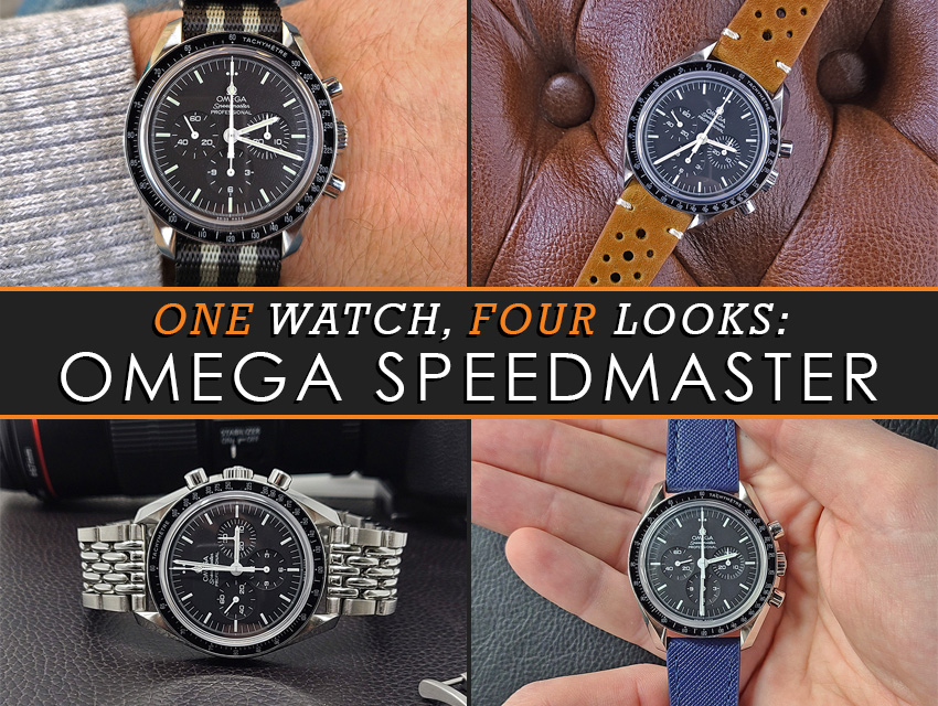 One Watch Four Looks Omega Speedmaster Header