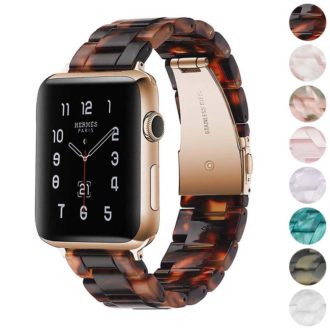 a.w4.2 Gallery Brown StrapsCo Marble Band Strap for Apple Watch 38mm 40mm 42mm 44mm