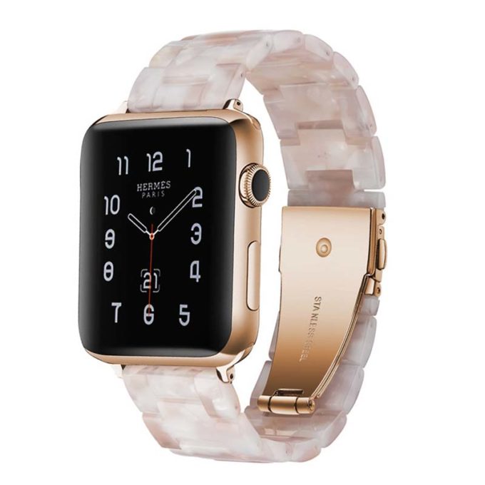 a.w4.22.3 Main White Beige StrapsCo Marble Band Strap for Apple Watch 38mm 40mm 42mm 44mm