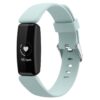 fb.r60.11 Main Pale Green StrapsCo Smooth Soft Silicone Rubber Watch Band Strap for Fitbit Inspire 2