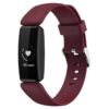 fb.r60.6 Main Wine Red StrapsCo Smooth Soft Silicone Rubber Watch Band Strap for Fitbit Inspire 2