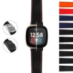fb.sn .pu12 StrapsCo Rubber Strap with Stitching Clasp for Fitbit Sense