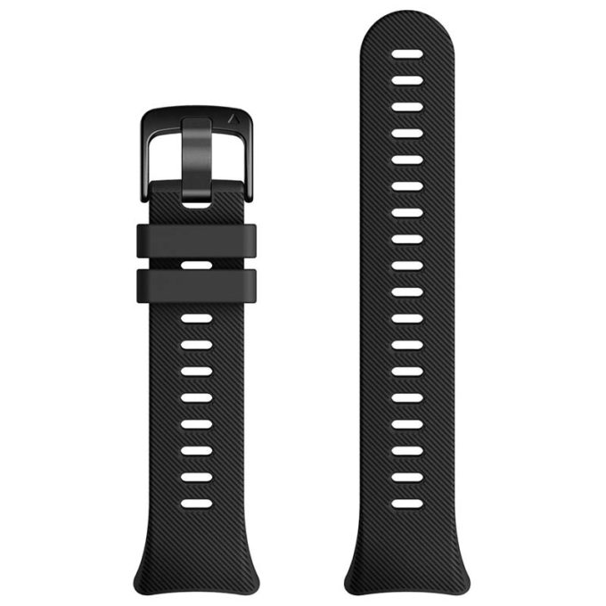 g.r53.1 Up Black StrapsCo Silicone Rubber Watch Band Strap for Garmin Forerunner 45 45S Swim 2
