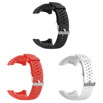 P.r8 All Color StrapsCo Perforated Silicone Rubber Watch Band Strap For Polar M400 M430