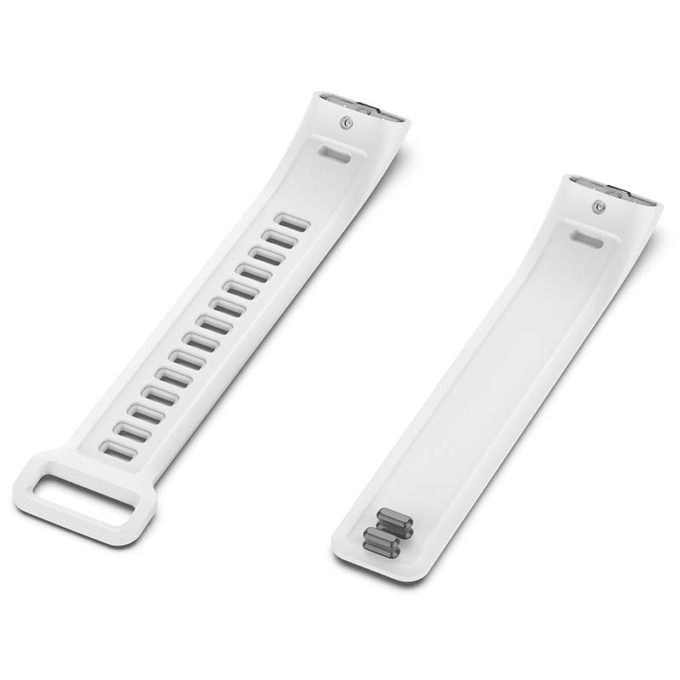 h.r5.22 Angle White StrapsCo Silicone Rubber Watch Band Strap for Huawei Band 2