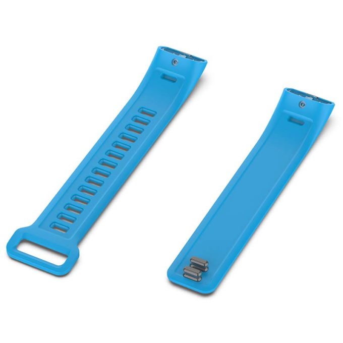 h.r5.5a Angle Light Blue StrapsCo Silicone Rubber Watch Band Strap for Huawei Band 2
