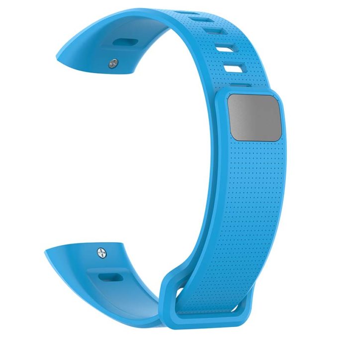 h.r5.5a Back Light Blue StrapsCo Silicone Rubber Watch Band Strap for Huawei Band 2