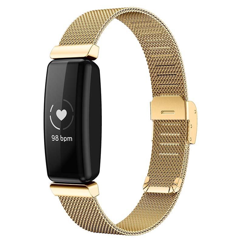 Gold fitbit online watch