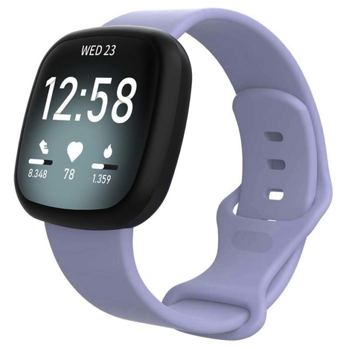 Fb.r59.5b Up Cornflower Blue StrapsCo Silicone Rubber Infinity Watch Band Strap For Fitbit Versa 3 & Fitbit Sense Copy